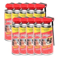 Fertan Rostl&ouml;ser-Spray Rust Off 10 x 400 ml Kriech&ouml;l Hochleistungs Rostl&ouml;ser