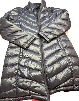Calvin Klein BLUE DOWN Puffer COAT Quilted Packable Lightweight Gorpcore women M