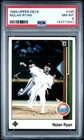 1989 Upper Deck #145 Nolan Ryan PSA 8 NM-MT - Triple Exposure Shot