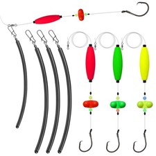 6PCS Catfish Rigs Kit Santee Rig with Catfish Float Rattler Dragging Weights ...