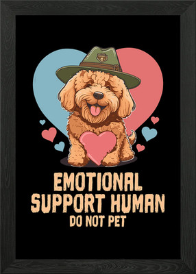 Golden Doodle Hundeliebhaber gerahmtes Wandbild Poster Leinwanddruck Bild