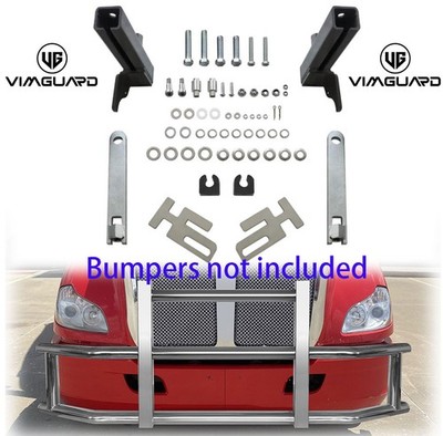 For Kenworth T660/T680 2008-2021 Semi Trucks Front Guard Only Mount Bracket Kit
