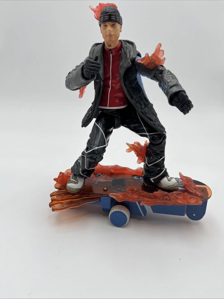 Figura de acción de snowboard Toy Biz Marvel Fantastic 4 Human Torch 2005 Foto 2 de 4