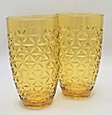 phantom chef amber ombre acrylic tumblers set 19oz shatterproof cups kitchen