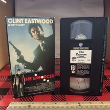 The Enforcer (VHS, 1987) Clint Eastwood, Harry Guardino, Tyne Daly Vintage