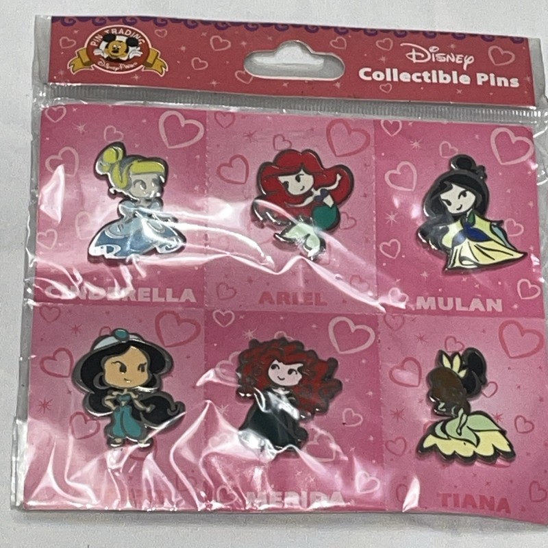 New Booster Disney Pin Set Princess Pins 2016