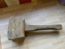 vintage 14” Carpenter's Wooden Mallet