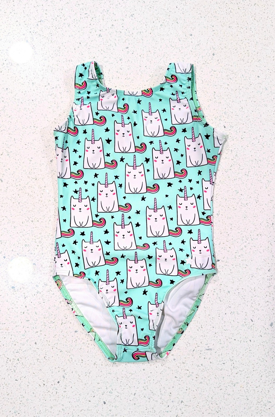 CATICORN Destira Gymnastics Dance Leotard XS Extra Small UNICORN Cats ULTRA SOFT