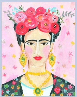 Frida Kahlo Canvas Painting Wall Decor 18x24 Inch Brand New