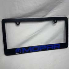 Mopar License Plate Frame Black Srt Hellcat Dodge Charger Challenger Jeep Mopar License Plate Frame Black Srt Hellcat Dodge Charger Challenger Jeep