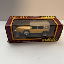 Solido 1925/1940 Age Dor Renault 40 Cv Decouvrable