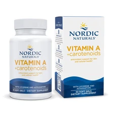 Nordic Naturals Vitamin A + Carotenoids, 30 Count