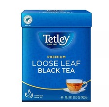 Tetley Premium Loose Leaf Black Tea 900g 31.75oz Fresh Pack Free Shipping