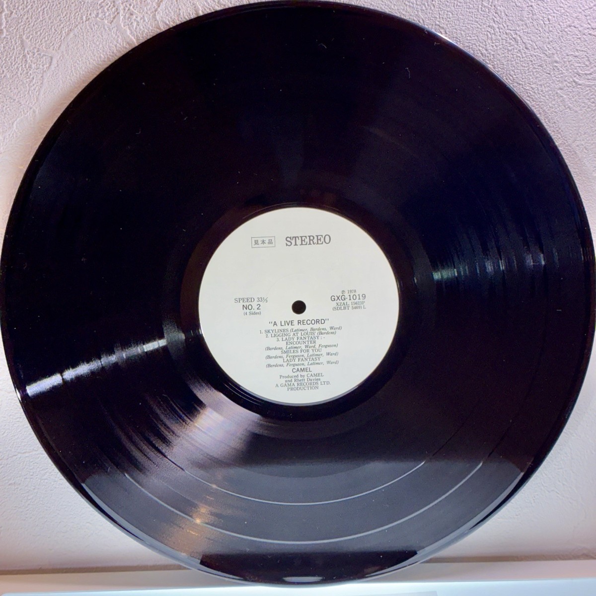 Camel – A Live Record/2LP 1978 London Records GXG-1019/20 w/OBI