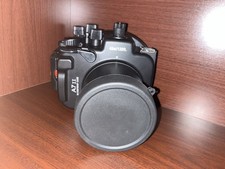 New 40m/130ft Black Underwater Camera Housing Case for Sony A7II 28-70mm