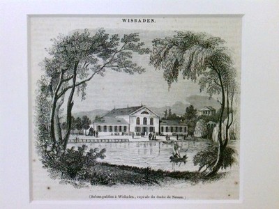 Wisbaden, (Salons publics a Wisbaden, Capitale du duche de Nassau.), Wiesbaden, 