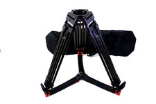 SACHTLER CF CARBON 5386 TRIPOD SYS SP150 GROUND SPREADER BAG PRO SERVICED 99Lb