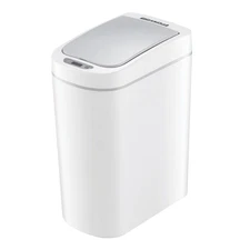 AMZ-7-2 Bathroom Automatic Infrared Motion Sensor Trash Can, 1.8 Gal 7L, ABS ...