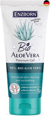 Enzborn Bio Aloe Vera Gel 200 ml | Vorratsgröße | 99% Bio Aloe Vera | F