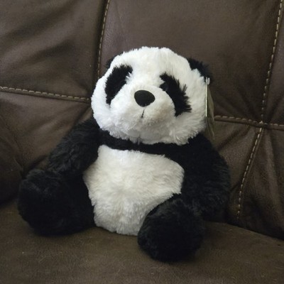 Panda Plush Doll Medium 14-24 in Black White Washable Stuffed Animal Toy