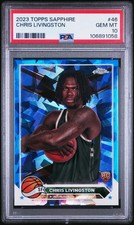 2023 TOPPS CHROME SAPPHIRE EDITION #46 CHRIS LIVINGSTON PSA 10