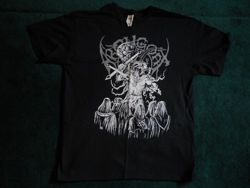 T-Shirt BLACK WITCHERY – Upheaval Of Satanic Might – Taille L - Noir - Coton - Neuf Sans étiquettes