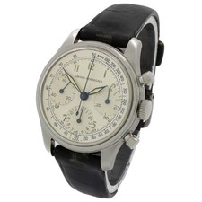 Vintage Girard-Perregaux Chronograph 36mm Silver Dial Valjoux 72 #W311892-1