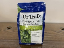 Dr Teal's Pure Epsom Salt Soaking Solution, Eucalyptus  Spearmint, 3 lbs