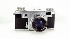 ZEISS IKON CONTAX IIa BLACK DIAL Film Camera W/SONNAR 50mm F2 Lens