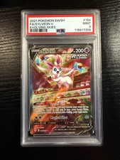 2021 POKEMON SWORD & SHIELD EVOLVING SKIES #184 FULL ART/SYLVEON V PSA 9