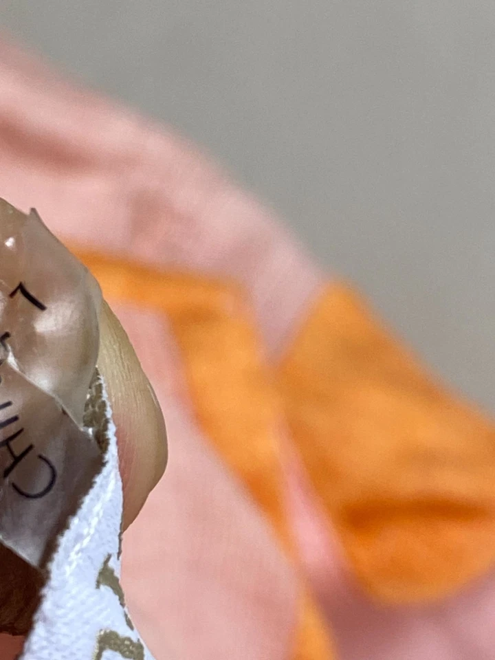 Vestido midi sin mangas mezcla de lino crudo talla grande a rayas naranja rosa cuello en V Foto 4 de 4