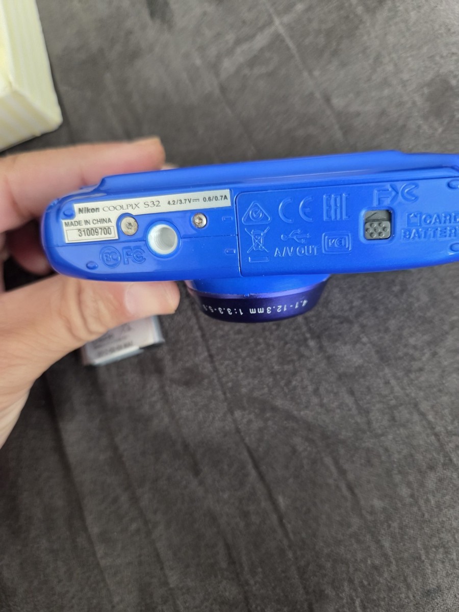Nikon COOLPIX S32 13.2MP Digital Camera - Blue for sale online | eBay