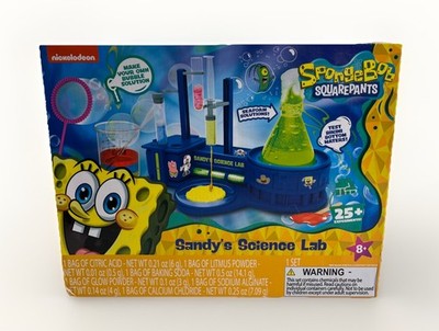 SpongeBob SquarePants Sandy's Science Lab Playset 25+ Experiments STEM