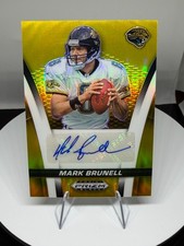 2025 Panini Prizm Black - Mark Brunell Auto Gold Foil # 09/10