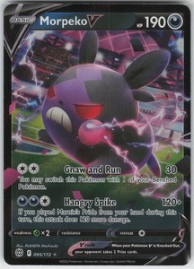 Morpeko V 095/172 Brilliant Stars Holo Ultra Rare