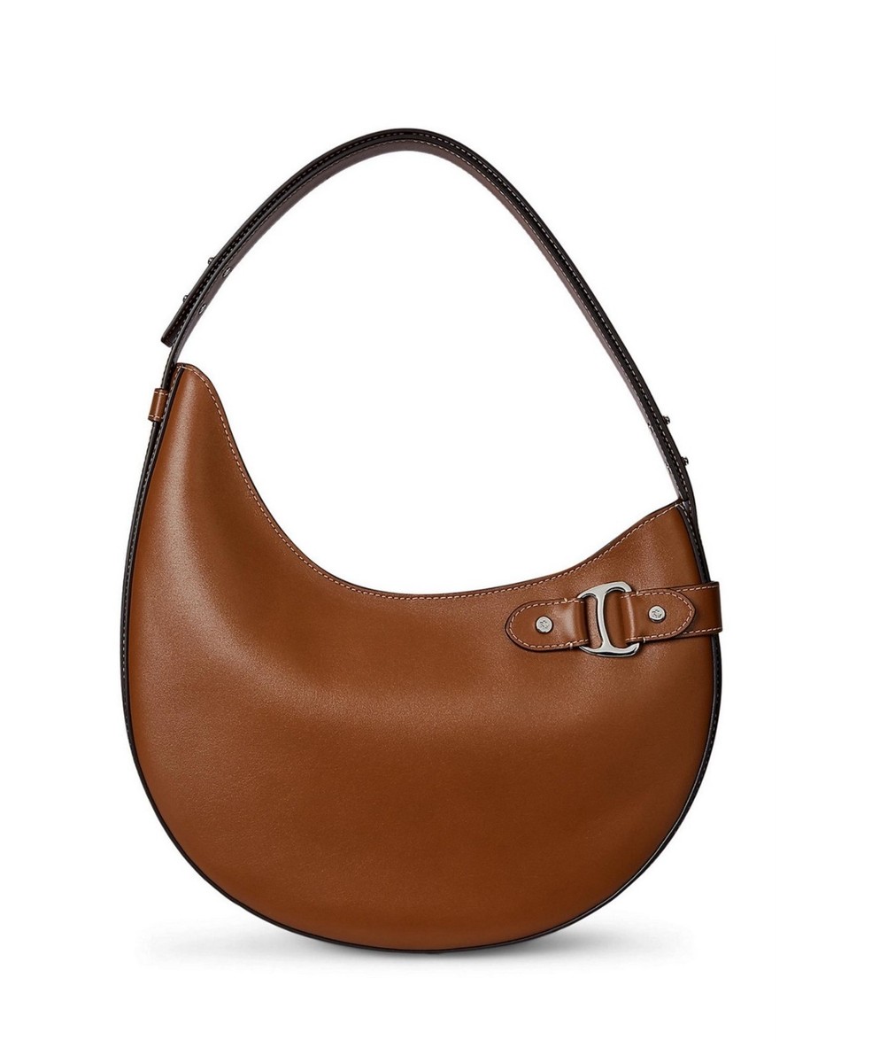 Lauren Ralph Lauren Leather Large Tasha Convertible Shoulder Bag