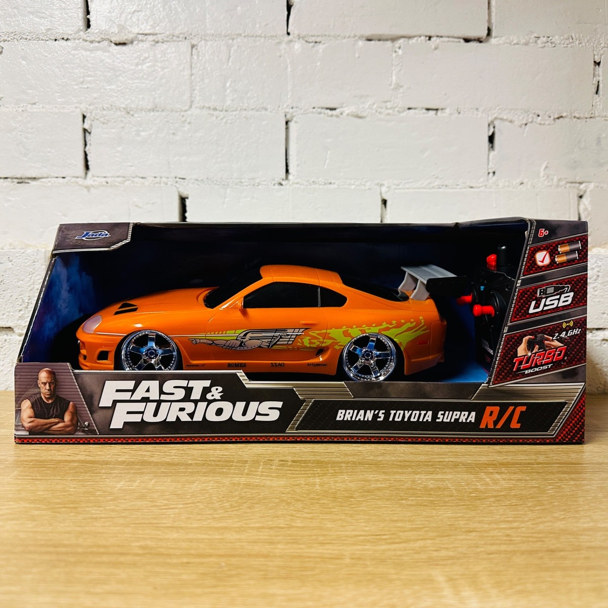 Jada Toys Fast & Furious 1:16 Brian's Toyota Supra Remote Control