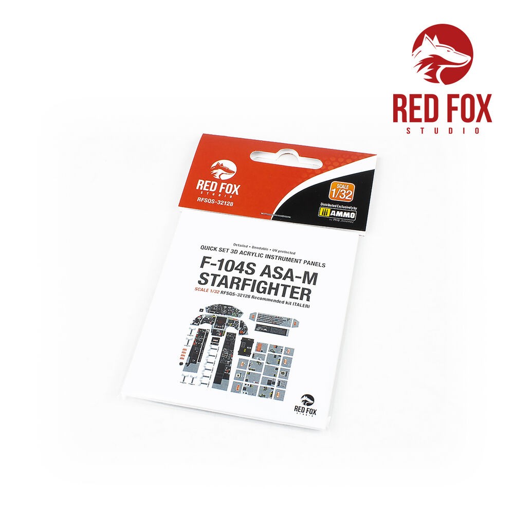 Red Fox Studio RFSQS-32128 - 1/32 F-104S ASA M Starfighter (For Italeri Kit) - N