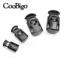 10 PCS Plastic Spring Cord Locks for Drawstring, Paracord Toggle Stopper Clasp