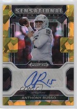 2023 Panini Chronicles Draft Picks Gold Ice Prizm Anthony Russo #SS-ARU Auto qf8