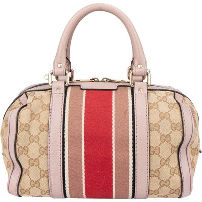 Gucci GG Monogram Sherry Line Boston Handbag Tasche