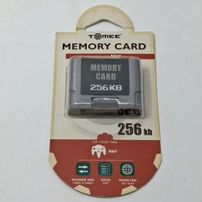 Nintendo 64 Memory Card N64 256K Tomee M05708 Brand New Sealed NIP