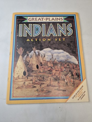 #ad #ad Great Plains Indians Action Set Vintage 1992 $20.00