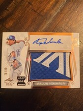 2023 Leaf Trinity Arjun Nimmala Patch Autographs Bronze #PA-AN1 78/99 (RC) (AU)