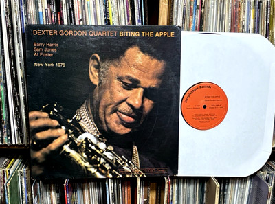 Dexter Gordon Quartet ''Biting The Apple'' 1977 Steeplechase LP (1st denmark press