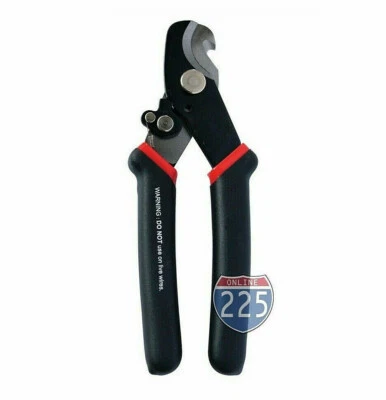 225FWY PRO Cable Cutter Cuts Up To 1/0 AWG with Side Knife for Stripping Insulation