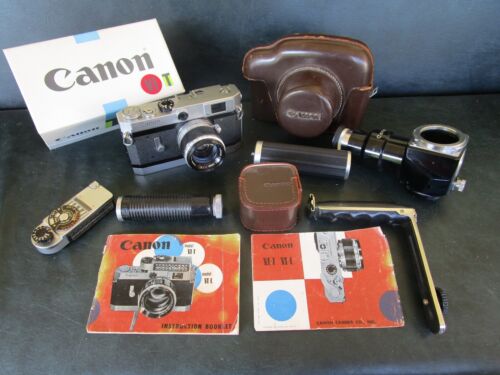 Canon Rangefinder VI-T 50mm  Camera w/ Extras FACTORY BOX Manual-Angle Finder  - Picture 1 of 11