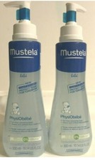 MUSTELA PHYSIOBEBE NO-RINSE CLEANSING FLUID 10.14 OZ LOT OF 2 NWOB
