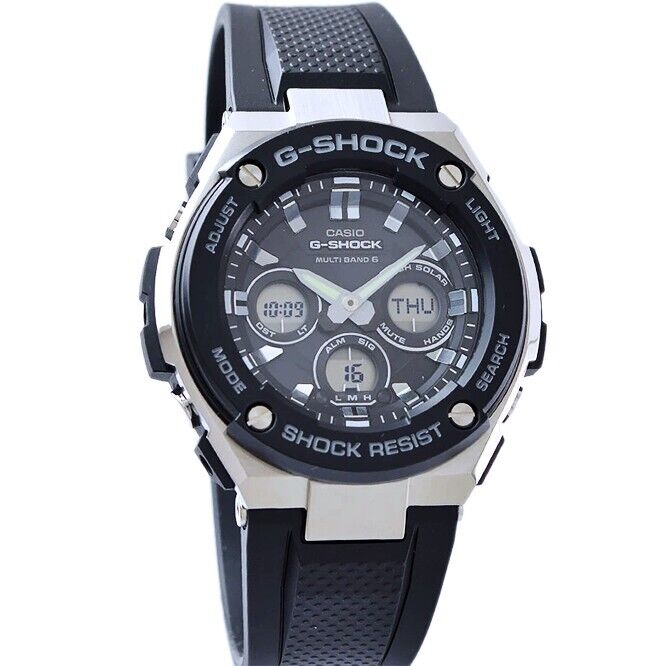 CASIO G-SHOCK G-STEEL GST-W300-1AJF Tough Solar Watch GST-W300-1A Middle  Size