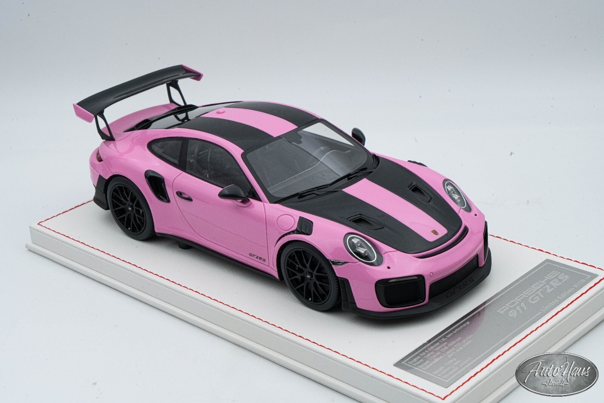 1/18 Dino Model DM Porsche 911 GT2 RS Pink 🤝ALSO OPEN FOR TRADE